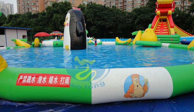 圆形充气水池