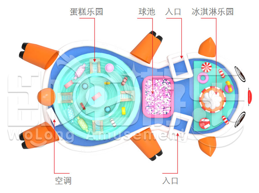麋鹿乐园总体平面图