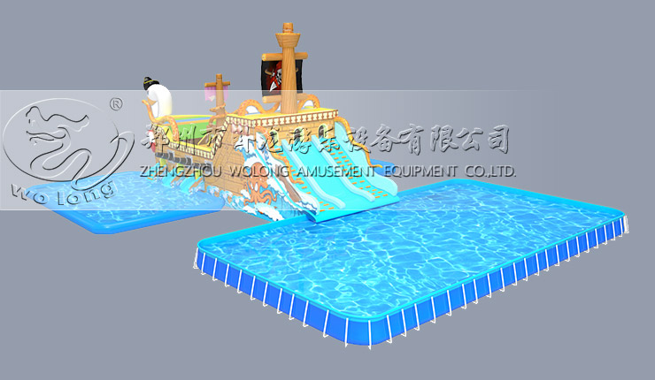 充气水滑梯